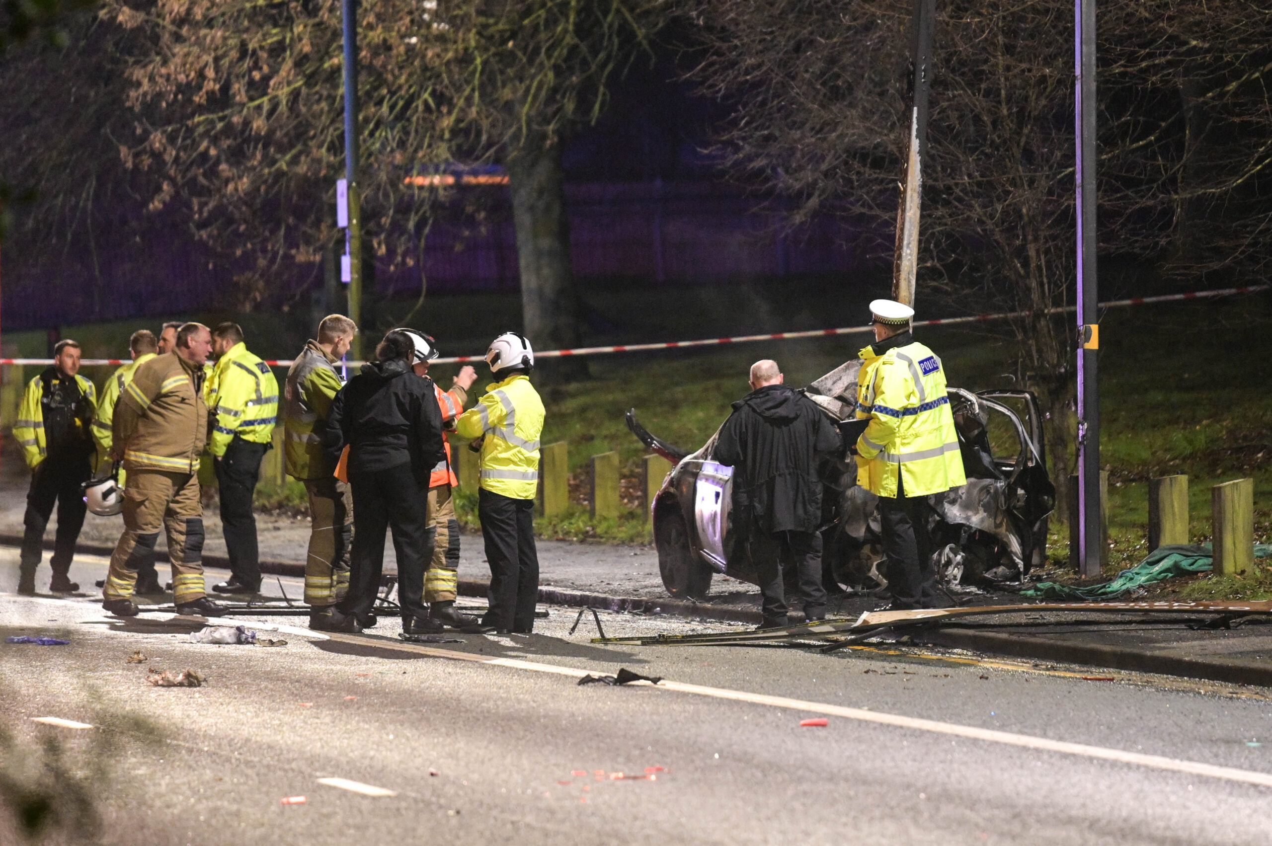 Two Killed In Horrific Fireball Crash And Another Seriously Injured ...