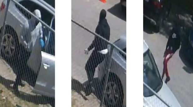 Police are searching for these three suspects in connection with a shooting in the city's Harwood neighbourhood