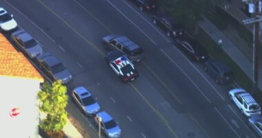 Los Angeles High Speed Car Chase