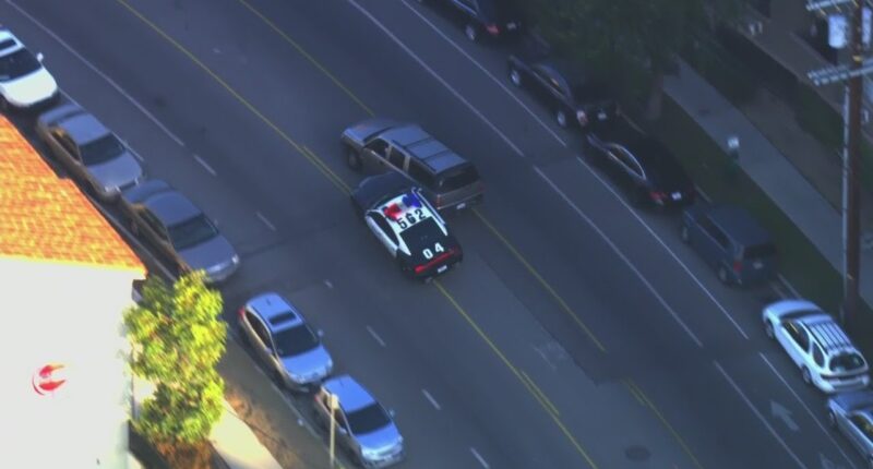 Los Angeles High Speed Car Chase