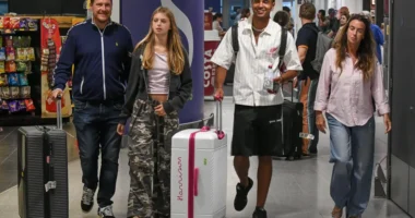 Harrison Back in UK—Lauren Missing After Villa Exit Drama
