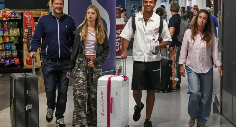 Harrison Back in UK—Lauren Missing After Villa Exit Drama